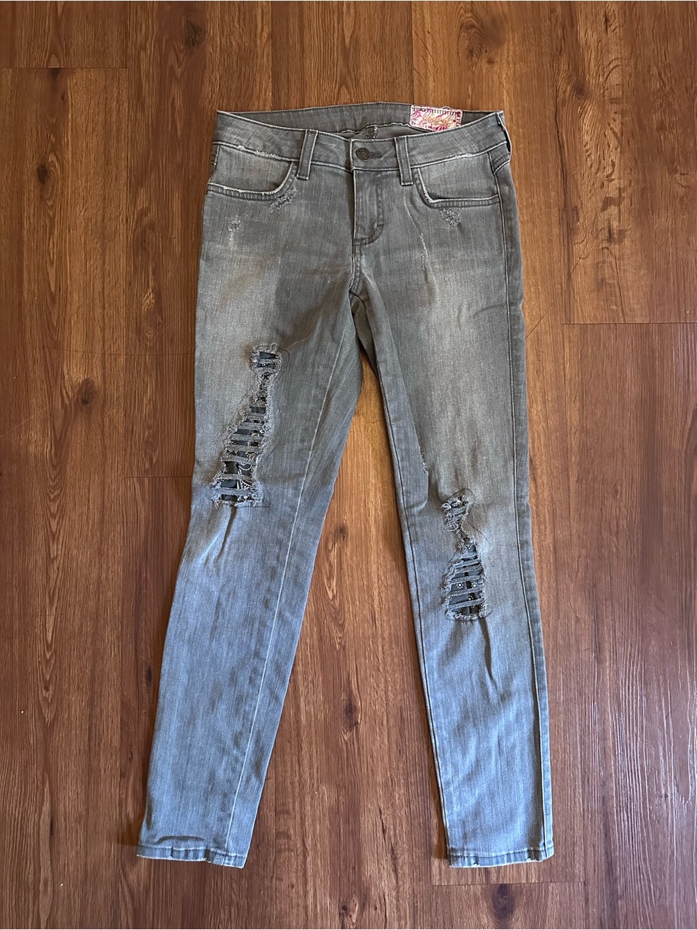 Siwy Hannah Gray Washed Slim Skinny Jeans